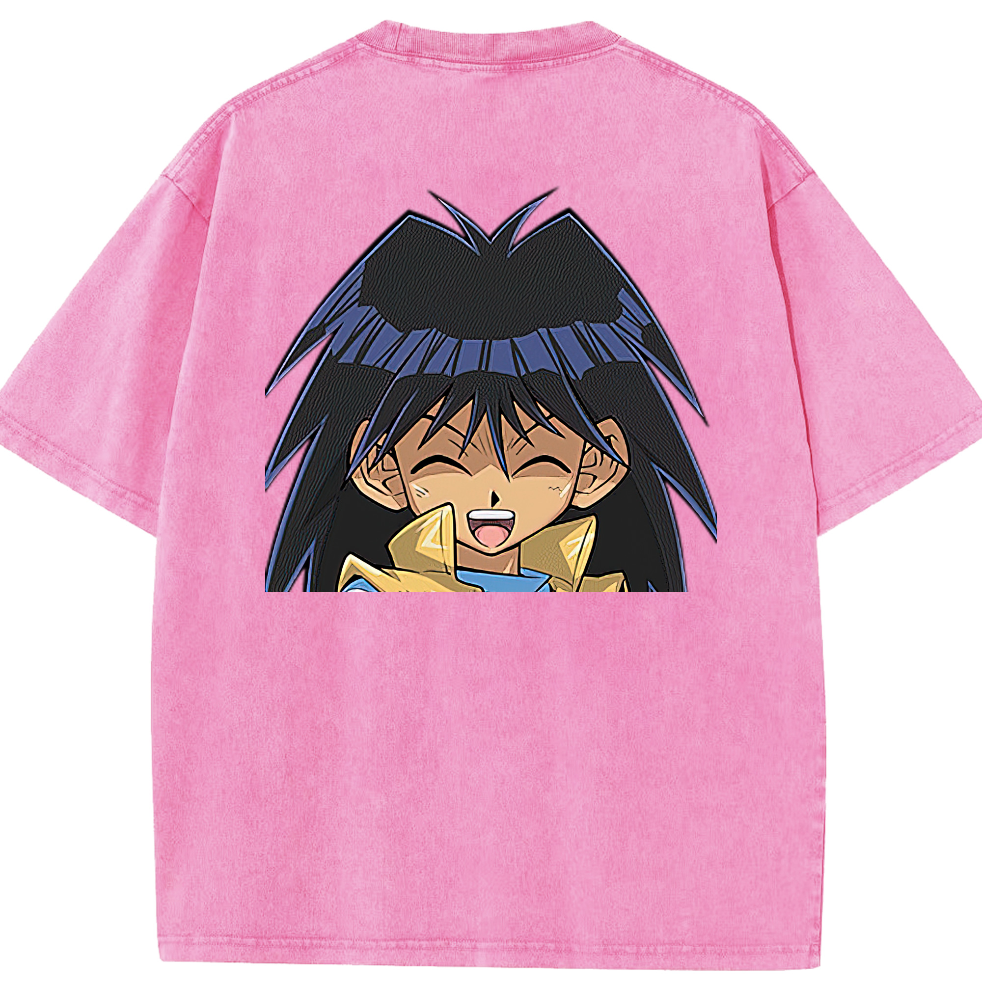 （画像用） 遊☆戯☆王 Yu-Gi-Oh! 綿100% ヴィンテージ風 半袖Tシャツ（背面プリント）